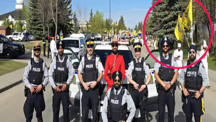 Khalistan Supporters Wave Flags At Annual Khalsa Day Celebrations In Canada As Police Look On