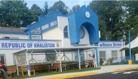 Shocker From Canada's Surrey: 'Embassy Of Khalistan' Board Seen On Gurdwara Premises