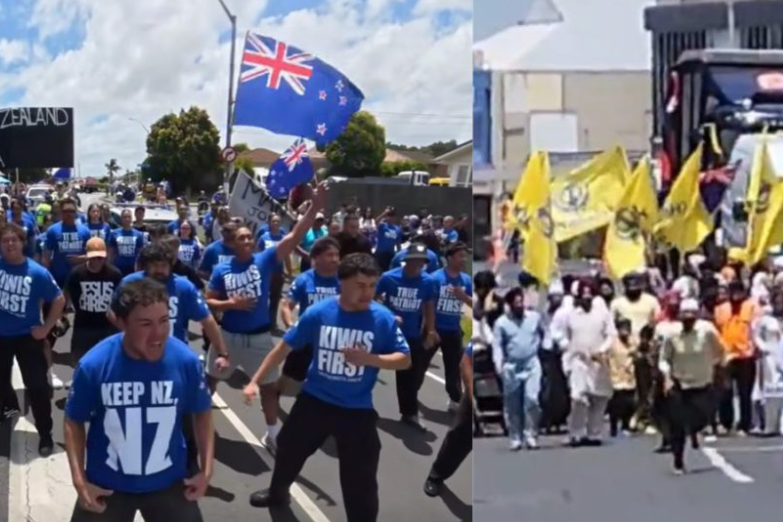 “This is our land”: Khalistan supporters confronted by New Zealand patriots