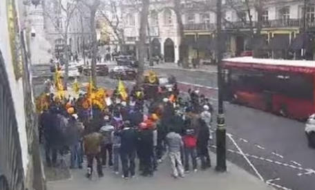CCTV video shows how tricolour was pulled down at Indian high commission in UK