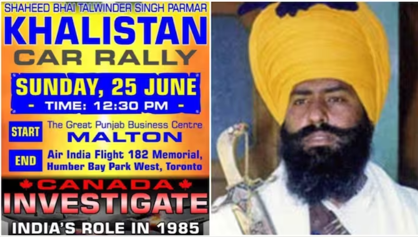 Posters of pro-Khalistan rally glorifying 1985 Air India bombing accused go up in Canada