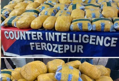 In Punjab’s biggest drug haul of 2023, police seize 77 kg heroin, 4 smugglers held