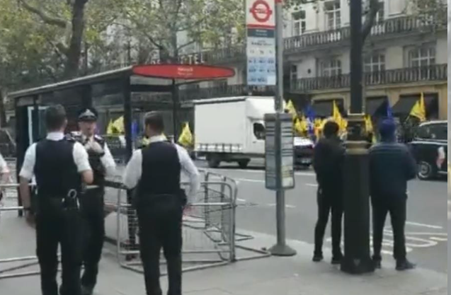 Pro-Khalistan groups stage protest at India House in London