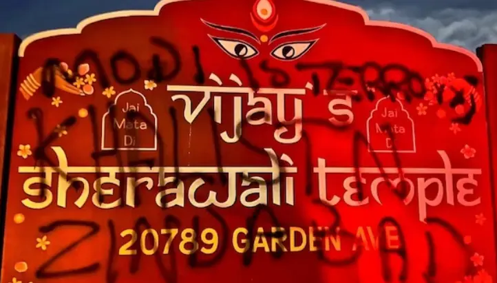 Hindu temple defaced with pro-Khalistan graffiti in California